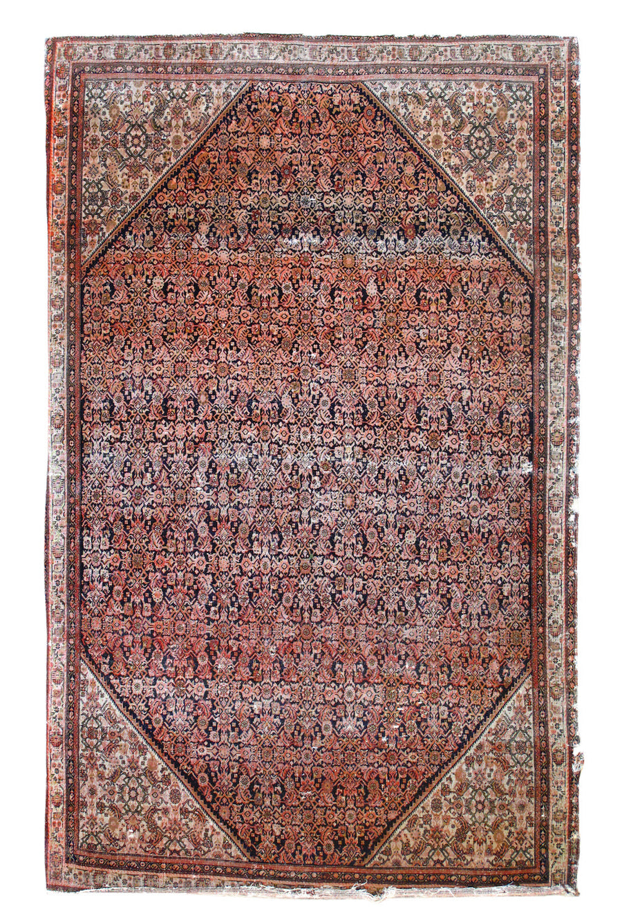 Antique Farahan Saruk Rug