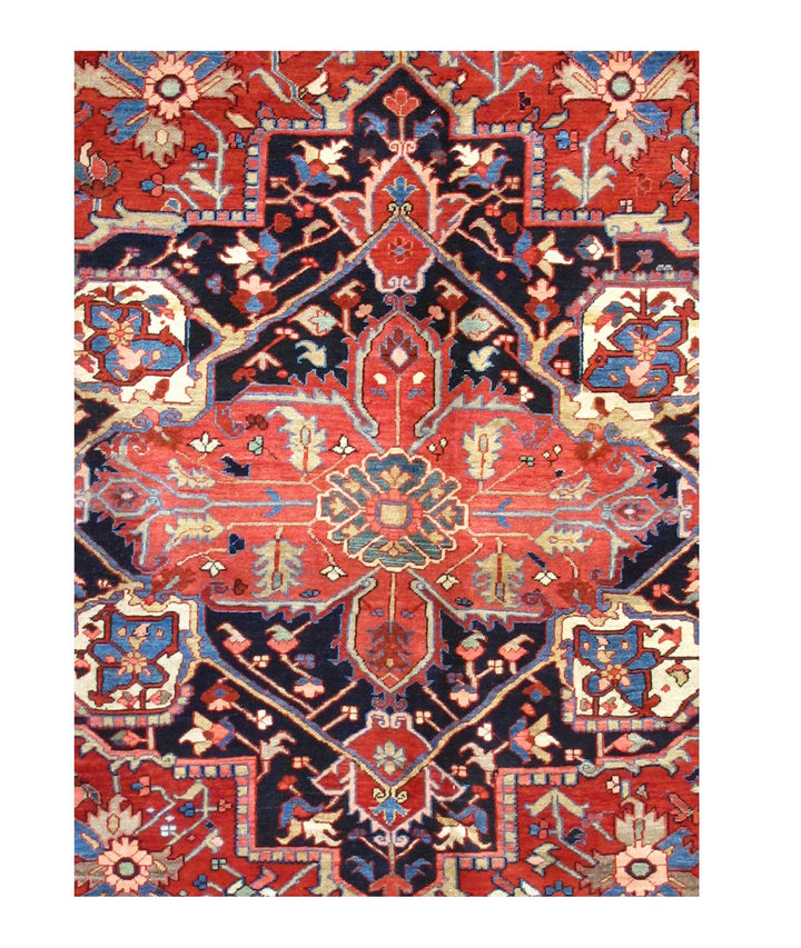 Antique Heriz Rug 9'2'' x 11'8''